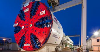 Herrenknecht TBM Arrives for Bosporus Crossing 13.6-m diameter Herrenknecht Mixshield