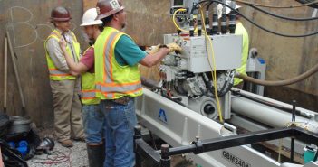 Record Pilot Tube Bore at Mobile Regional Airport GBM 240A jacking frame