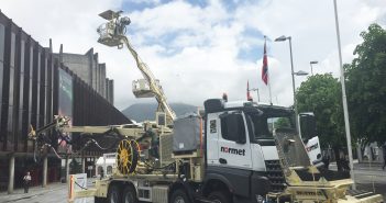 Normet Unveils New Equipment at WTC in Norway Normet-spraymec