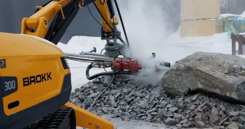 Brokk Introduces MMB326 Hydraulic Drifter Rock Drill