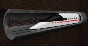 Emerging Technologies in Tunnel Construction train in a tunnel illustration