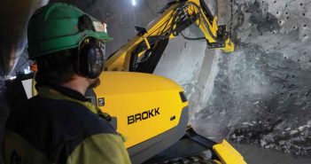 Robotic Tunneling: Improving Tunneling Safety and Productivity Brokk B500 cross passage