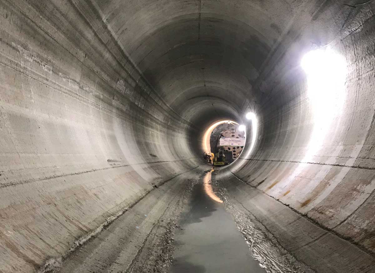 Fall Creek tunnel Indiana