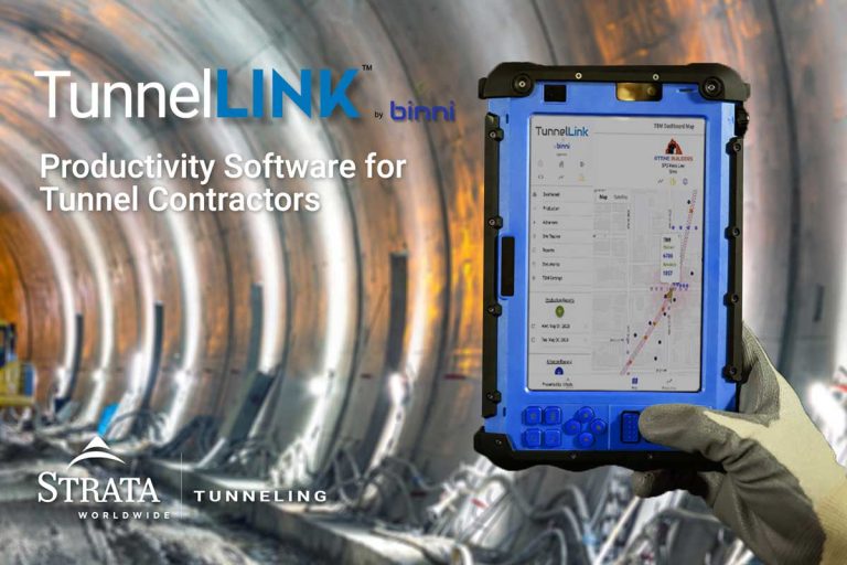 Strata Brings TunnelLINK by Binni to the Global Tunneling Market — TBM