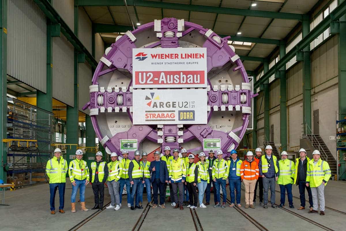 Herrenknecht Presents Tunnel Boring Machine for Vienna