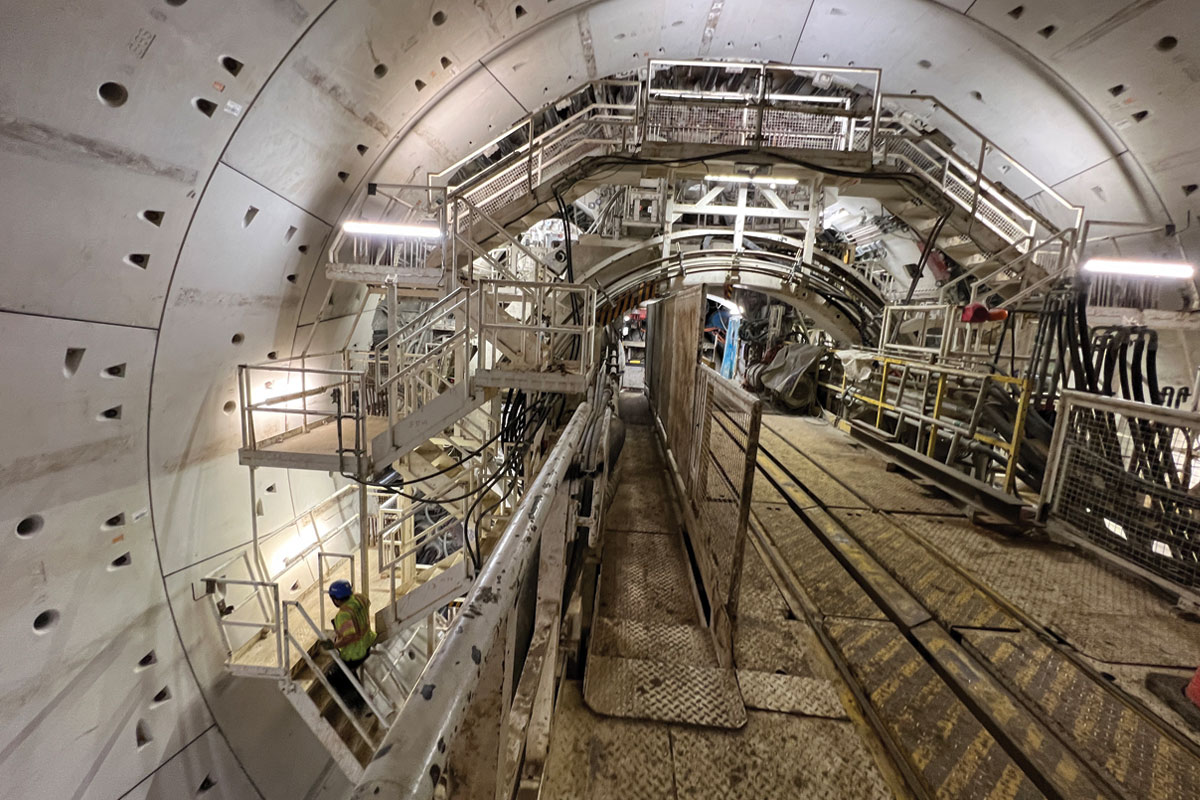 2nd tunnel mined