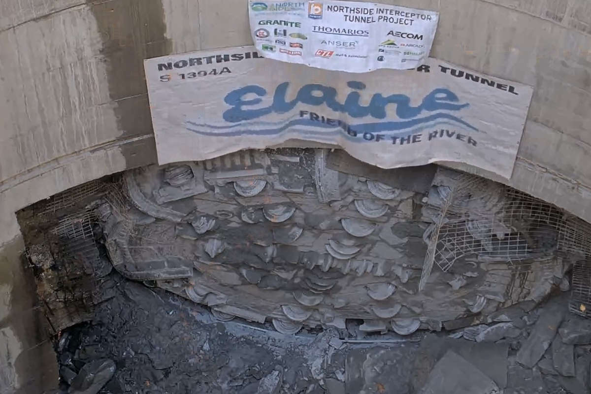 Akron Celebrates Breakthrough on Northside Interceptor Tunnel